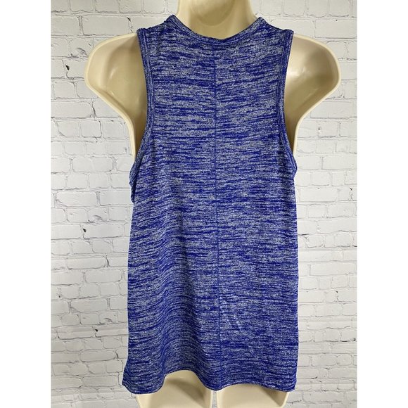 Rag & Bone Blue White Pullover Sleeveless Knit Front Pocket Athletic Tank Top S - Picture 4 of 9